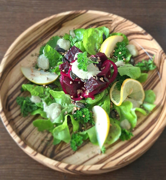Rote-Bete-Salat mit NATUROA Wildquell-Dressing